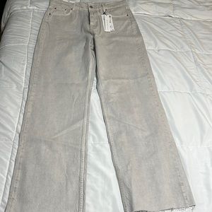 Zara the 90s full Length grey jeans